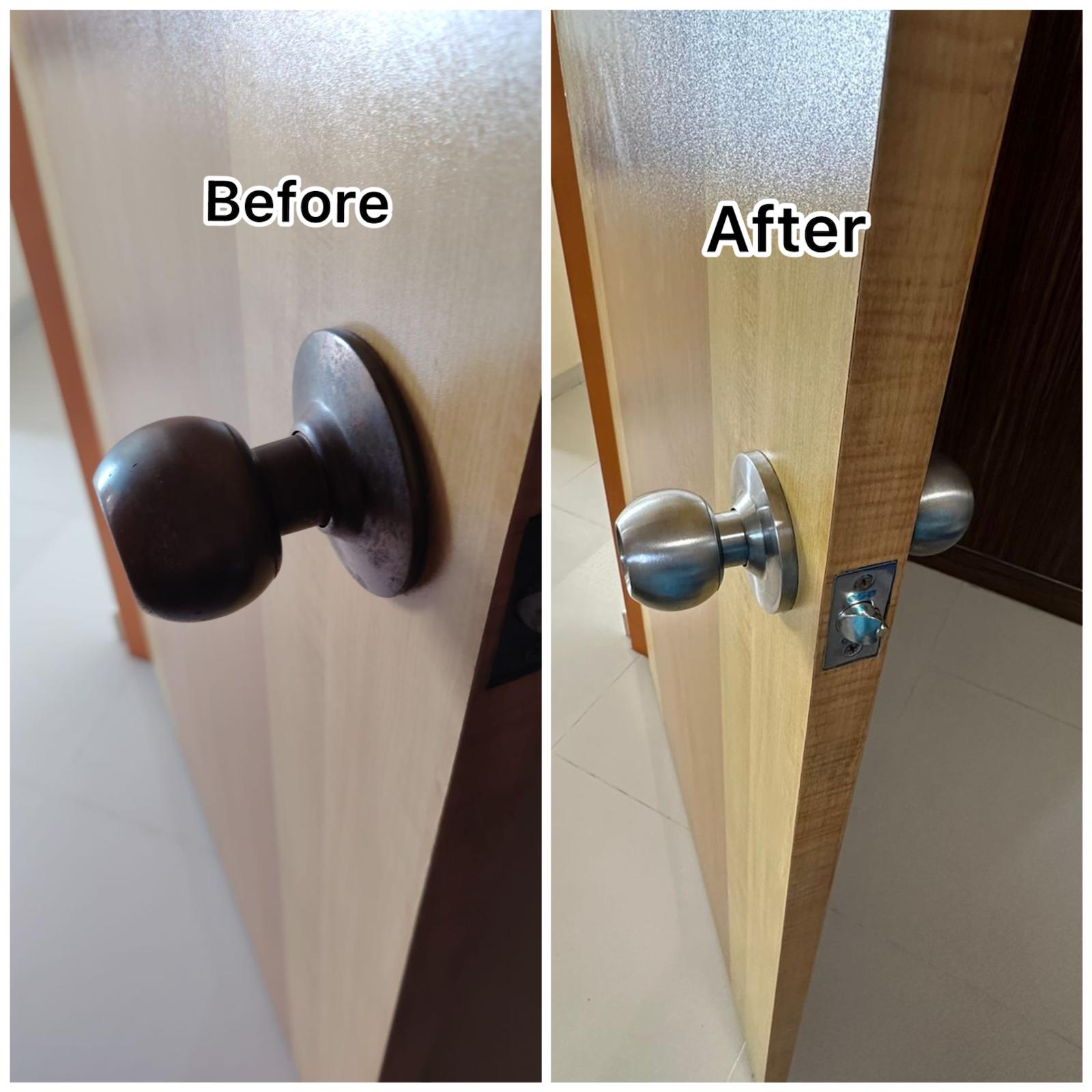 Door Knob Replacement / Door Knob Installation Service in Singapore